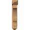 Ekena Millwork Balboa Arts and Crafts Smooth Bracket w/ Offset Brace, Western Red Cedar, 7 1/2"W x 30"D x 42"H BKT0806X30X42BOA03SWR - alternate 3